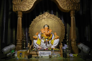 Full View And Download Dholya Ganpati Wallpapers