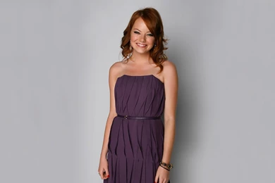 Download Wallpapers 3840x2160 Emma Stone, Smile, Reddish Hair ...