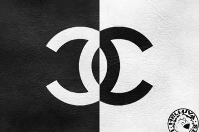 Black And White Chanel Logo With Chanel Chan 33115