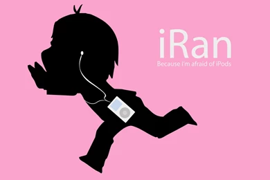 Apple Inc_ IPod Silhouettes Funny Brands Simple Backgrounds Pink ...