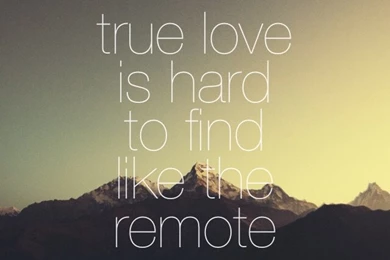True Love Hard To Find Like The Remote iPhone 4 Wallpapers / IPod ...