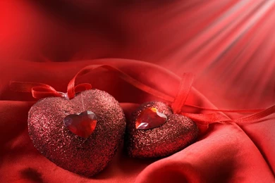 Cute And Best Loved Wallpapers And SmS: Valentine Heart Wallpapers