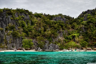 Beach, Palawan, Philippines HD Desktop Wallpapers : Widescreen ...