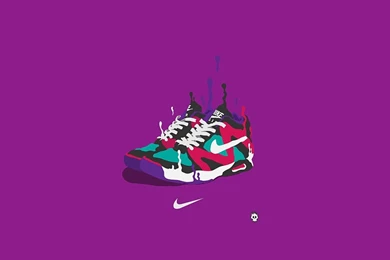 Download Wallpapers 1920x1080 Nike, Sneakers, Art, Sports, Brand ...