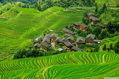 China Scenery Village HD Desktop Wallpapers : High Definition ...