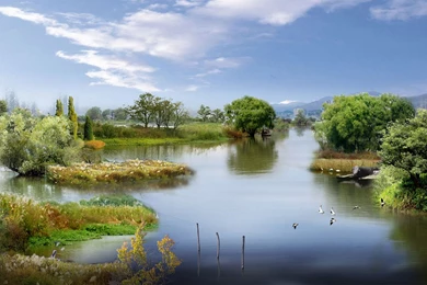 Selected Wallpapers Peach Town 6 － Landscape Wallpapers   Free ...