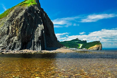 Crystal Clear Water And Blue Sky iPad Wallpapers