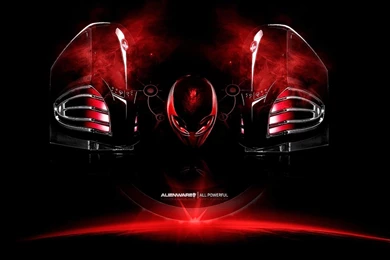 Red Wallpapers Alienware Logo
