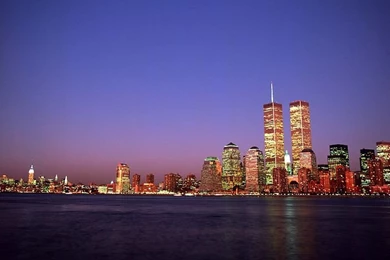 Twin Towers And Skyline   World Trade Center Twin Towers Photos 6 ...