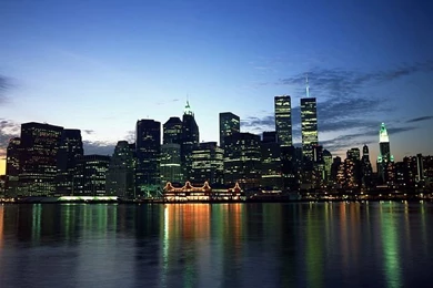 Twin Towers At Sunrise   World Trade Center Twin Towers Photos 3 ...