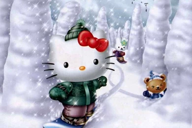 Hello Kitty Christmas Wallpapers