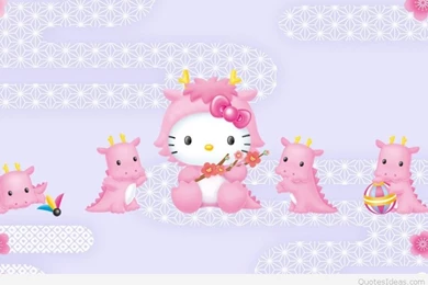 Hello Chrsitmas & Hello Kitty Sayings Wallpapers