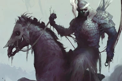 Fantasy Art Horses Knights Undead Wallpapers