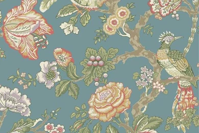 WA7736 Waverly Classics Casa Blanca Rose Wallpapers By York