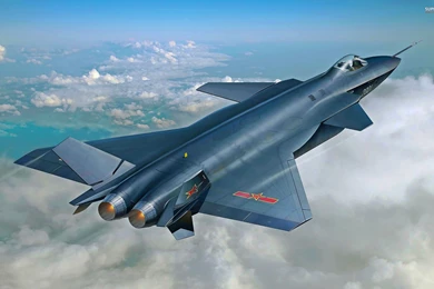 Chinese J 20 Mighty Dragon Fifth Generation Stealth Fighter ...