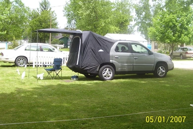 Pontiac Aztek Tent Inside   Image