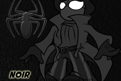 DeviantArt: More Like Spider Man Noir Chibi Wallpapers By Thekidofpop