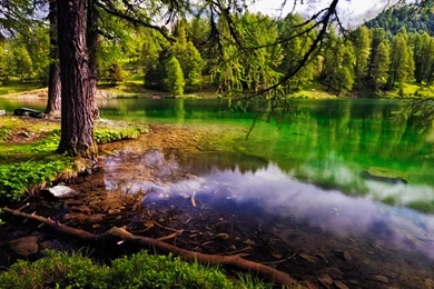 Beautiful Lake Hdr Peaceful Serene Macro Photography Wallpapers ...
