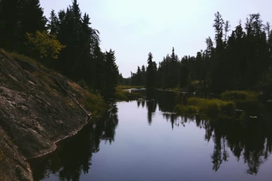 A Shot Of A Perfectly Serene Lake 4160 × 3120 Wallpaper.jpg