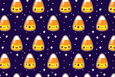How To Make A Quick Kawaii Candy Corn Pattern For Halloween