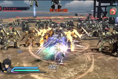 Shin Gundam Musou: Setsuna & 00 Raiser Gameplay 3   YouTube