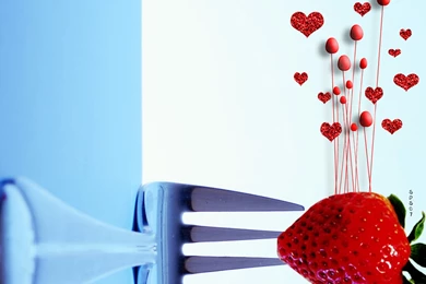 Fruits Food Strawberries White Backgrounds : Desktop And Mobile ...