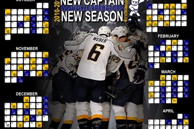 2010 2011 Nashville Predators Season Schedule Wallpapers   On The ...