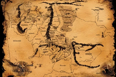 Middle earth Map By Kilbeth On DeviantArt