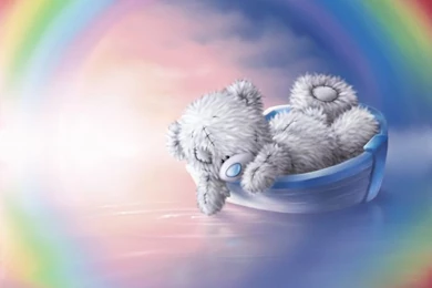 Tatty Teddy Rainbow Lake By ShaneMadeArt.deviantart.com