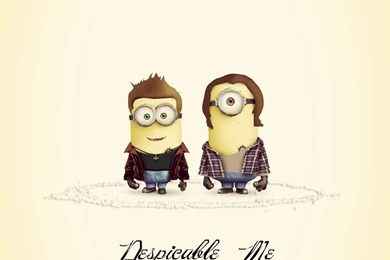 Funny Supernatural Minions Sam And Dean Iphone 6 Plus Wallpapers HD ...