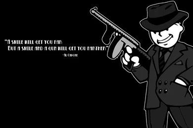 Wallpaper: Abstract, Font, Smile, Gun, Man, Black Backgrounds Wallpapers