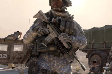 US Marine From MW2 (wallpaper.pickywallpapers.com, 2015)