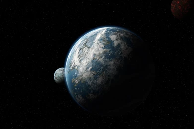 Second Earth Sci Fi 4K Ultra HD Desktop Wallpapers