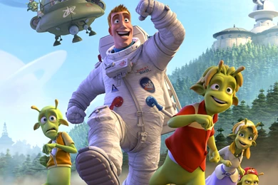 Cute Alien Cartoon Character   HD Desktop Wallpapers Second Series ...