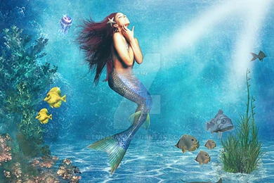 Mermaid Wallpapers By LunaRay1 On DeviantArt