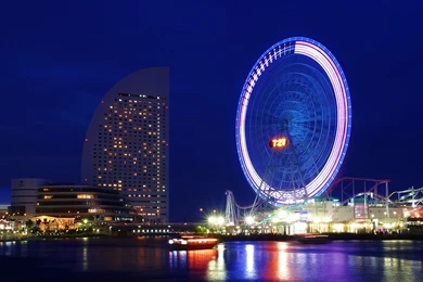 City At Night Ferris Wheel Wallpapers – Progress Usually Comes In ...