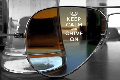 Wallpapers Keep Calm And Chive 1366x768