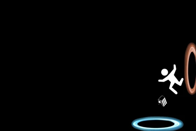 Portal Simple Backgrounds Video Games Wallpapers   (