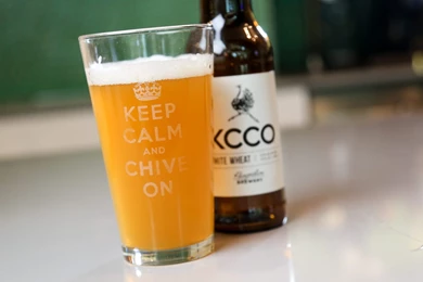 Keep Calm And Chive On Pint Glass 2 Pack – The Chivery