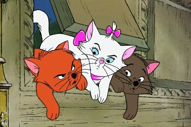 THE ARISTOCATS Animation Cartoon Cat Cats Family Disney Kitten ...