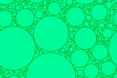 Dark Pastel Green And Medium Spring Green Circles Bubbles Sponge ...