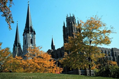 Marquette Hall In Fall Wallpapers And Backgrounds (1024 X 768 ...