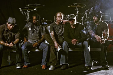 Download Wallpapers 1920x1080 Sevendust, Drum, Smoke, Light ...