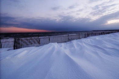 Snowy Beach, Winter HD Desktop Wallpapers : High Definition ...