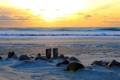 Snowy Beach Wallpapers » WallDevil   Best Free HD Desktop And ...