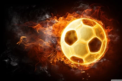 Wallpapers Fire Football Hd 2560x1440