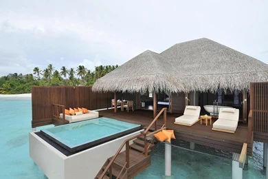 1920x1080 Maldives Hotel Bungalow Wallpapers