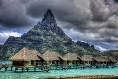 Bungalow Clouds Clouds On Heaven – Nature Beaches HD Desktop Wallpapers