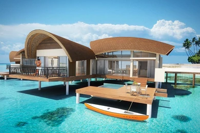 Beach Bungalow HD Wallpapers For iPhone