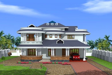Beautiful Bungalow New Design For Bungalow Kerala Housing Plans ...